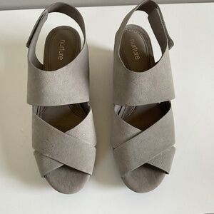 Nurture by Lamaze Gray Women's Sandals